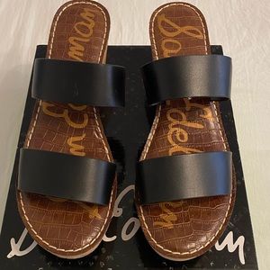 Sam Edelman Black Rydell cork sandals. New! In box
